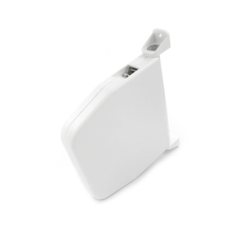 Tabacheră albă pentru şnur rulouri exterioare Ø 4.5 mm