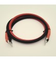 Set cabluri curent 95 mm² pentru conectare între acumulator si invertor, 1 m roșu şi 1 m negru, conectori Ø8