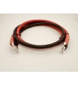 Set cabluri curent 95 mm² pentru conectare între acumulator si invertor, 1 m roșu şi 1 m negru, conectori Ø8