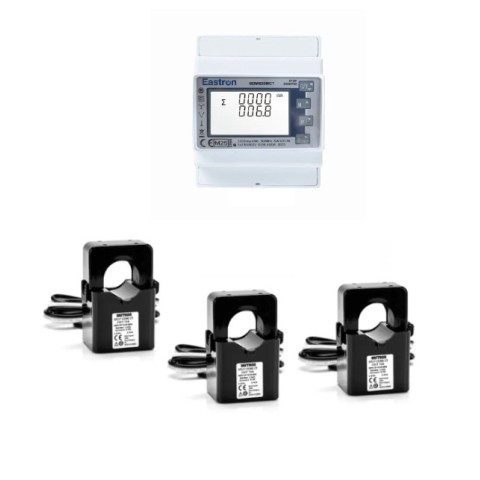 Set SMART METER EASTRON SDM630 MCT cu Modbus + 3 Transformatoare EASTRON CT24 150A 5A