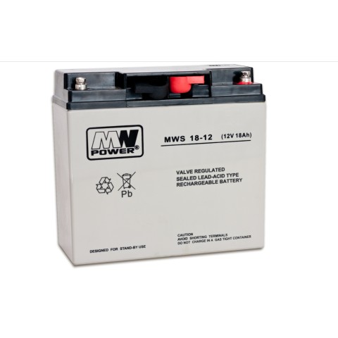 Acumulator stationar (baterie) MWS 12V 18 Ah vrla agm 