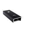 Conector din aluminiu 120mm pentru șine de montare panouri fotovoltaice negru
