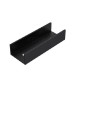 Conector din aluminiu 120mm pentru șine de montare panouri fotovoltaice negru