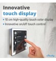 Panou Smart cu touchscreen Shelly Wall Display, Alb, Wi-FI, Bluethooth + BLU H&T