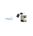 Telecomanda SIMU, breloc, 4 canale pentru ușă de garaj 2007846C