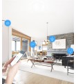 Releu smart Sonoff 4CHR3, Wireless, 4 canale, compatibil Alexa/Google Home