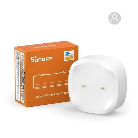 Senzor inteligent pentru scurgere/inundatii ZigBee SONOFF SNZB-05P (+ baterie)