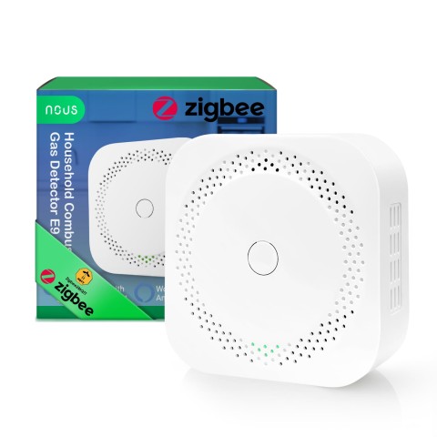 Detector scurgeri de gaz Smart Nous E9, Zigbee 3.0, compatibil Alexa/Google Assistant