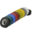 Set banda izolatoare PVC 19mm x 20m  Mix Colors 10 buc