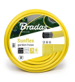 Furtun de grădină 1/2" galben 50m 3 straturi 8 Bar Sunflex BRADAS