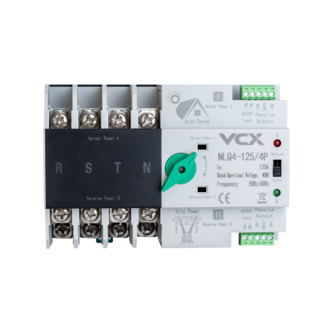 Comutator (ATS) VCX automat cu transfer dublu PV 125A 4P