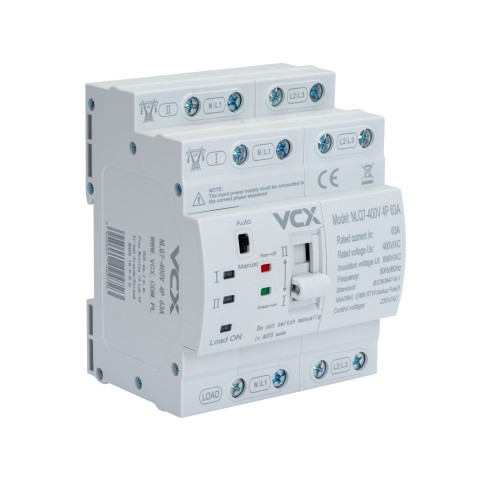 Comutator (ATS) VCX de transfer automat NLQ7 400V 4P 63A