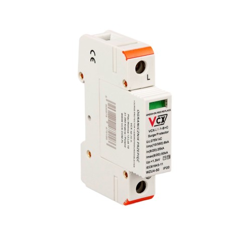 Limitator de supratensiune profesional AC clasa T1T2 (B + C) 1P