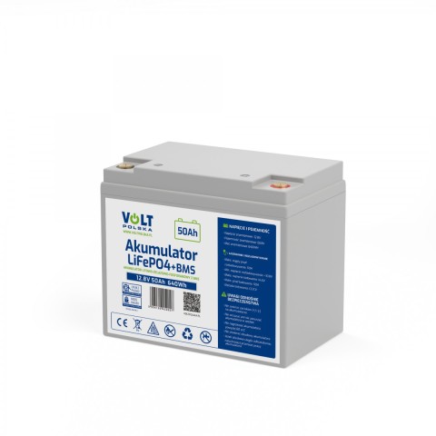BATERIE LiFePO4 12,8V 50 Ah (50A) + BMS FĂRĂ ÎNTREȚINERE