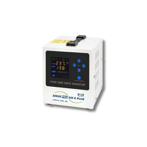 UPS centrala termica VOLT UNDA PURA SINUS PRO pentru acumulatori agm, gel, lifepo4, serie E PLUS 350W / 550W 12V / 230V