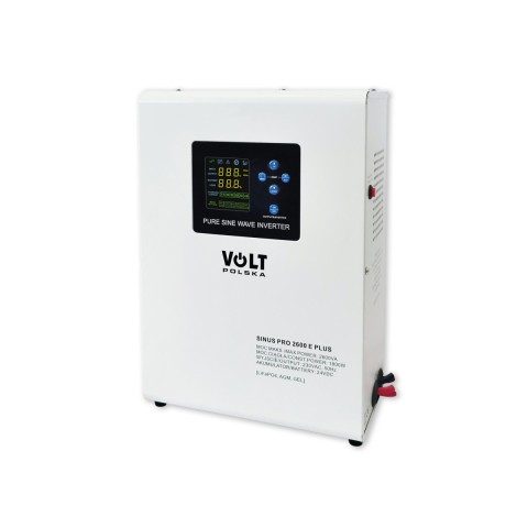 UPS centrala termica VOLT UNDA PURA SINUS PRO pentru acumulatori agm, gel, lifepo4, serie E PLUS 1800W / 2600W 24V / 230V 