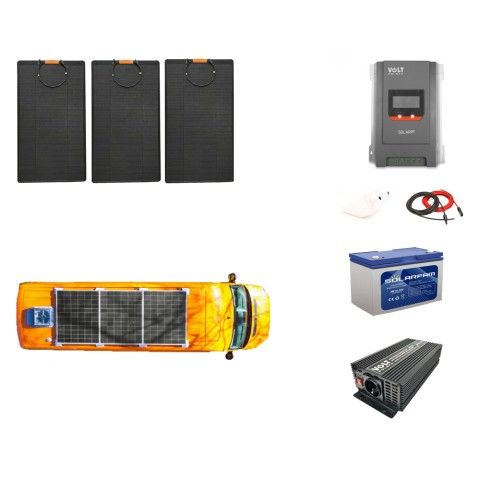 Kit panouri fotovoltaice 700 W Blu Power cu MPPT R5 