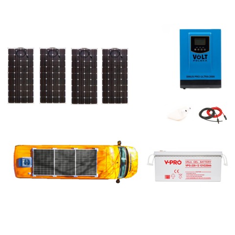 Kit panouri fotovoltaice 1 kW Blu Power R8 