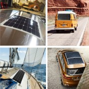 Panou solar semiflexibil SOLARFAM, CPC TOPCon-N-150W negru